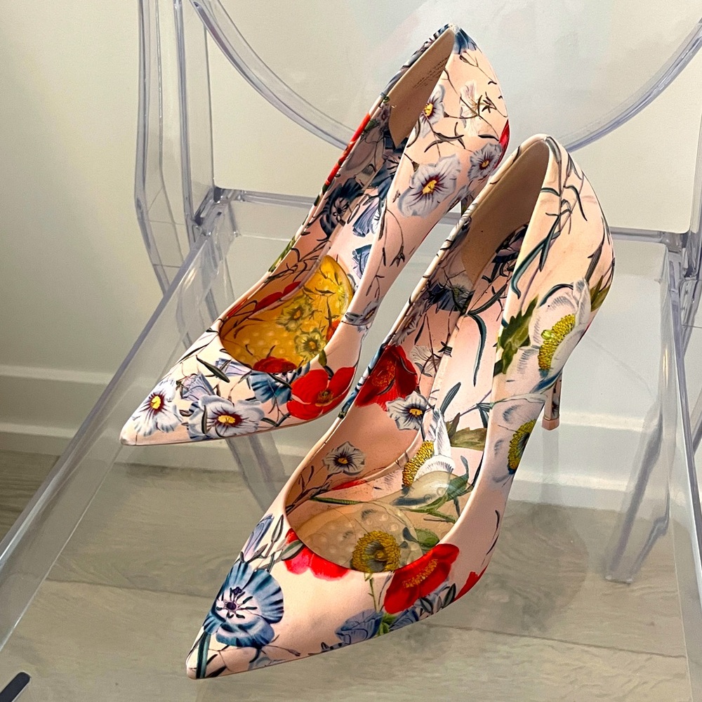 Floral heels